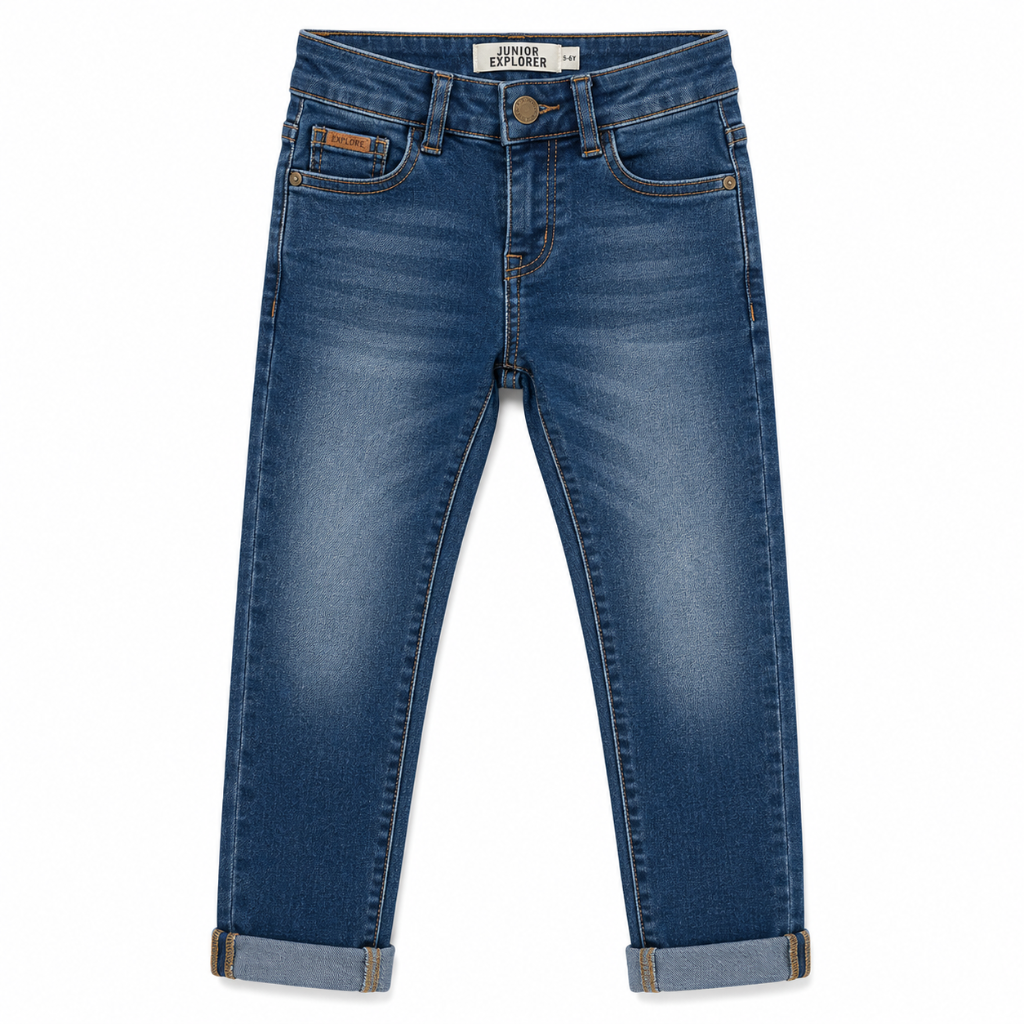 Untitled design (29) Junior Explorer Denim Jeans - Image 1