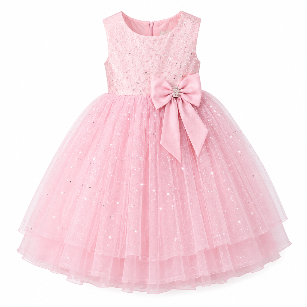 Untitled design (33) Princess Sparkle Party Dress - Image 1